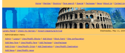 Product picture Travel Agent Website
